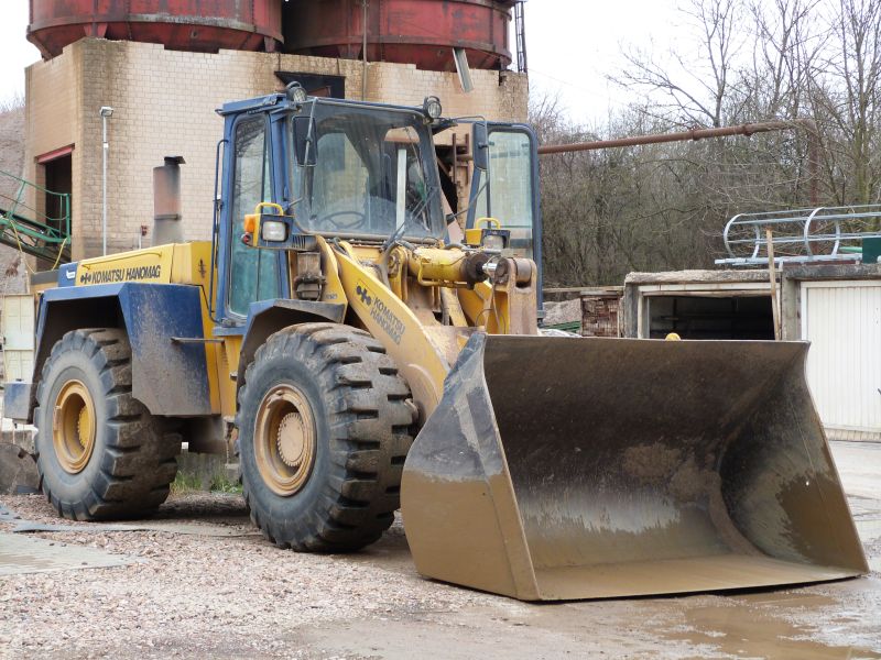 hanomag 80 e la culturista muscolosa esperta in spostamento colline Attachment