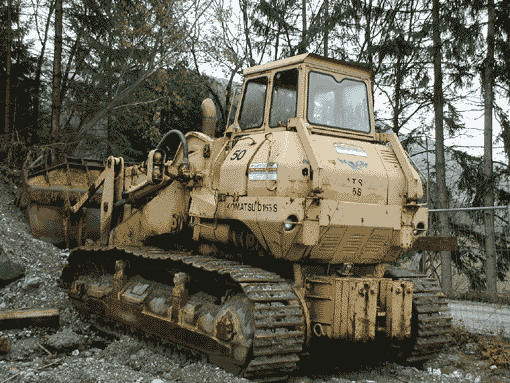 Komatsu D155S-1 Pala cingolata Attachment