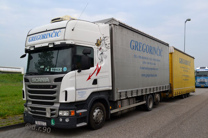 LKW-Namensschilder mit Kroatische Flagge und Ihrem Wunschtext – modrinho