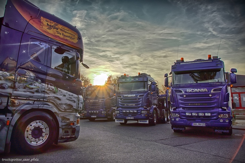 Scania Rohrbach Trucktreffen sundown HDR DSC07631 - Kopie.jpg