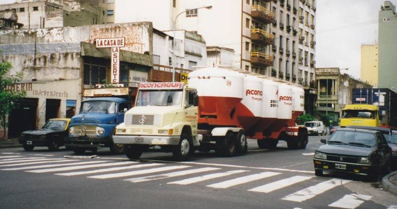 Street Scenery with Mercedes & Magirus in Buenos Aires, Argentina.jpg