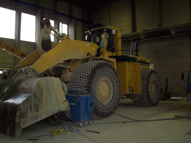 nuove pale gommate komatsu Attachment