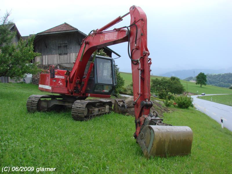 vecchio escavatore jcb Attachment