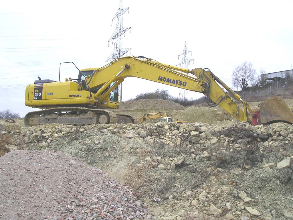 escavatore komatsu Attachment