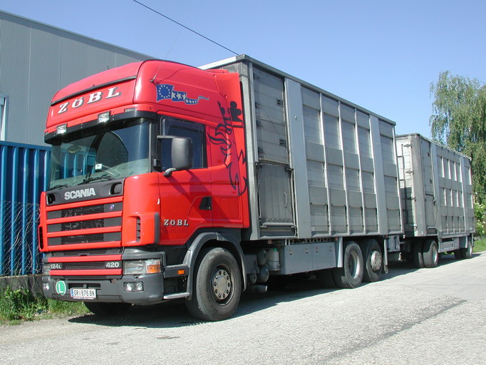 Scania 124L.420 Viehtransporterhängerzug Zöbl GR876BN.jpg