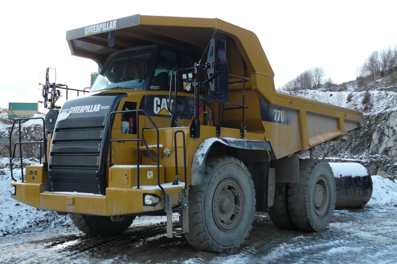 Caterpillar 770 - Hartsteinwerk Stottmeier GmbH - Hartsteinwerk Leubsdorf - 2012-01-15 (2).jpg