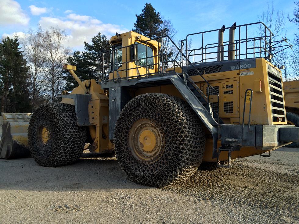 nuove pale gommate komatsu Attachment